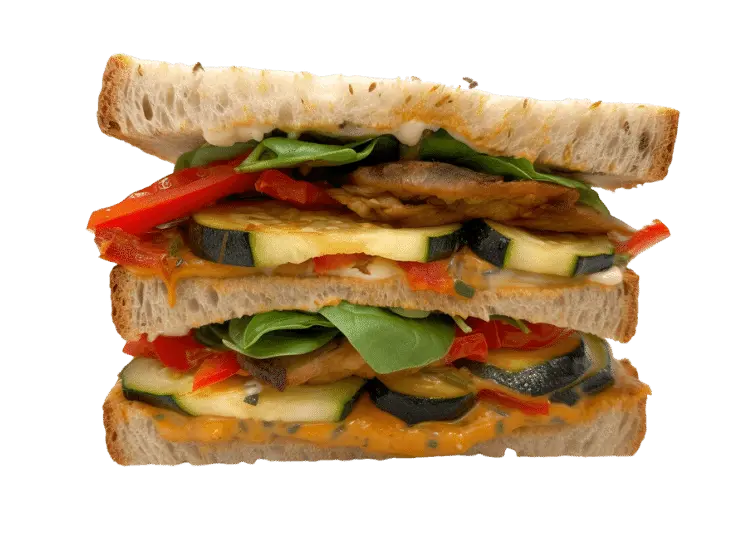 Veganes Ratatouille Sandwich
